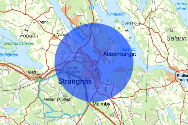 Strängnäs 25 januari 20.55, Trafikolycka, Strängnäs