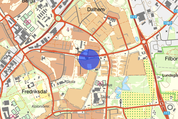 Fyrverkaregatan 27 januari 01.34, Brand, Helsingborg