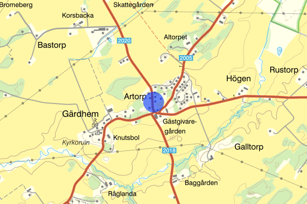 Gärdhemsvägen 29 januari 06.58, Trafikolycka, personskada, Trollhättan