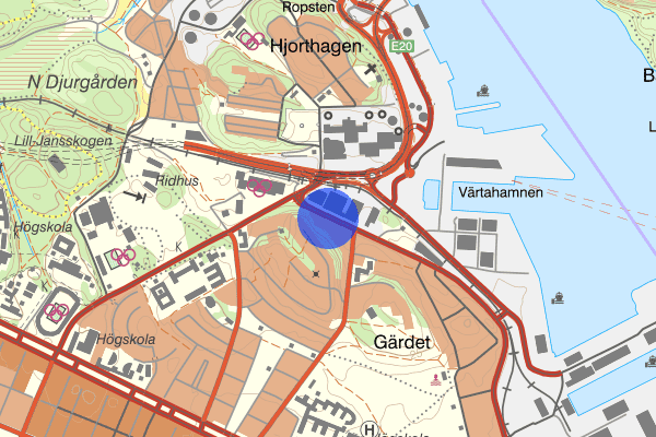 Tegeluddsvägen 30 januari 17.42, Trafikolycka, personskada, Stockholm