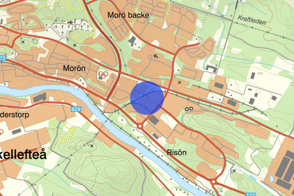 Risbergsgatan 31 januari 16.08, Trafikolycka, Skellefteå