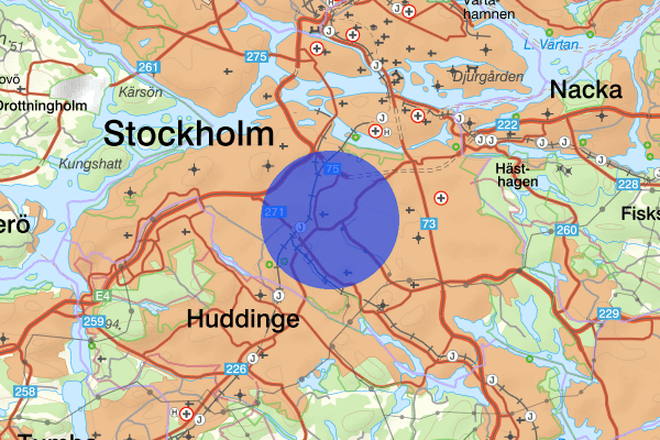 Örby slott 31 januari 15.04, Arbetsplatsolycka, Stockholm