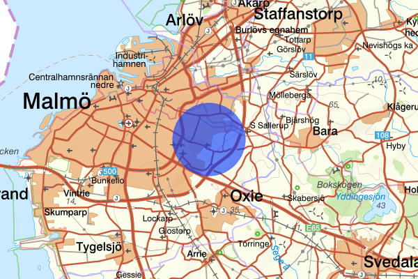 Husie 01 februari 10.28, Brand, Malmö