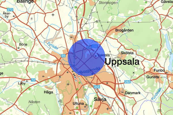 Gränby 01 februari 18.57, Farligt föremål, misstänkt, Uppsala