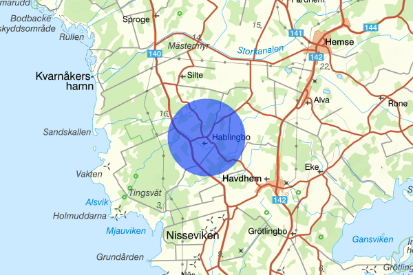 Hablingbo 05 februari 19.58, Brand, Gotland