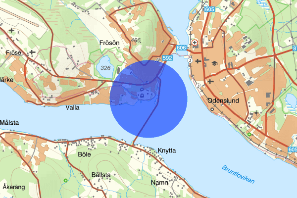 Frösö strand 06 februari 08.28, Trafikkontroll, Östersund