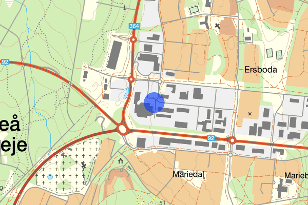 Ersboda handelsområde 06 februari 10.19, Trafikkontroll, Umeå