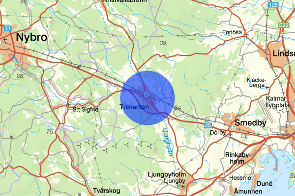 Trekanten 06 februari 16.53, Trafikolycka, Kalmar