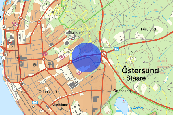 Stuguvägen 08 februari 07.49, Trafikkontroll, Östersund