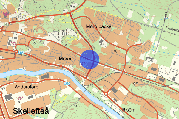 Torsgatan 08 februari 21.09, Övrigt, Skellefteå