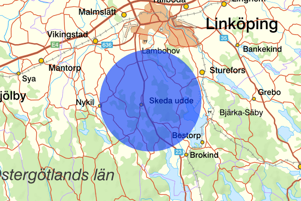Skeda 09 februari 10.41, Trafikolycka, personskada, Linköping