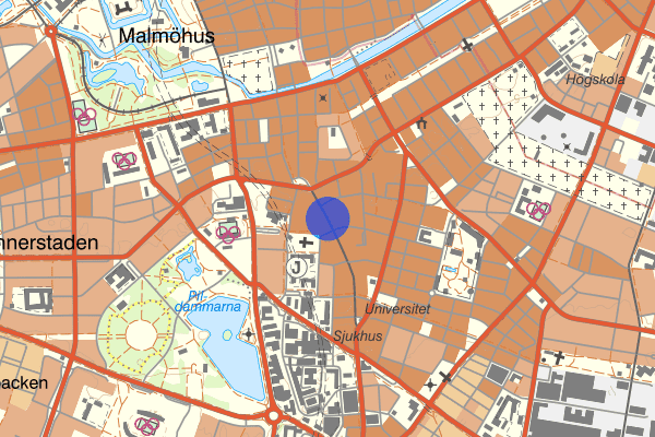 Södra Förstadsgatan 10 februari 22.30, Våld/hot mot tjänsteman, Malmö