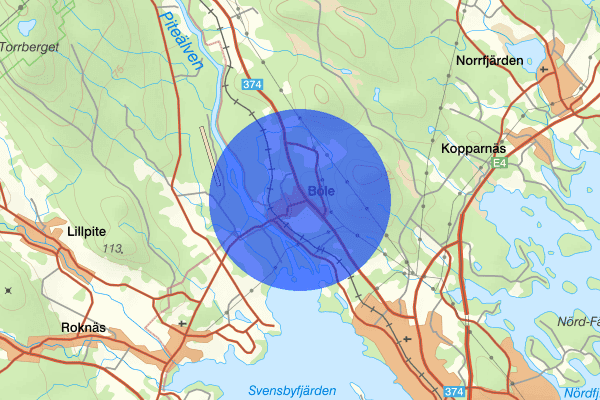 Böle 11 februari 11.56, Trafikkontroll, Piteå