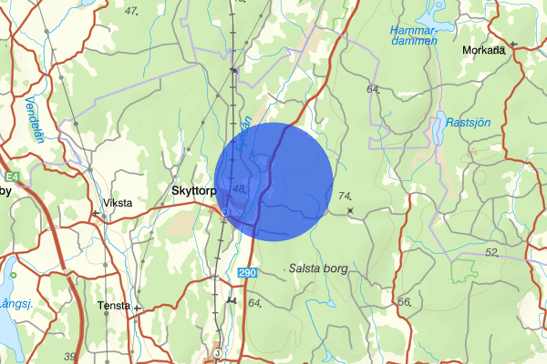 Knivsta 12 februari 05.30, Sammanfattning natt, Uppsala län