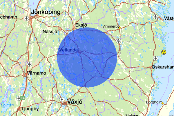 16 februari 19.10, Trafikolycka, Vetlanda