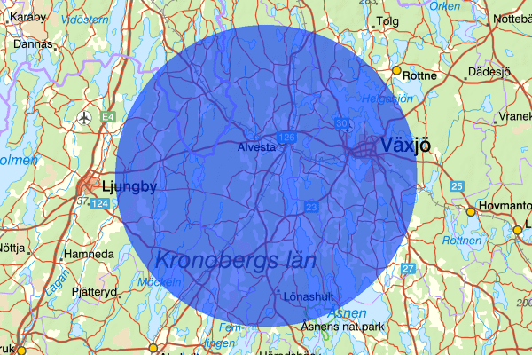 22 februari 14.36, Trafikolycka, Alvesta