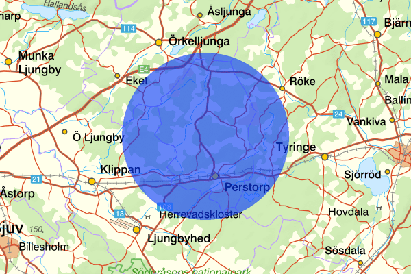 22 februari 21.39, Misshandel, Perstorp