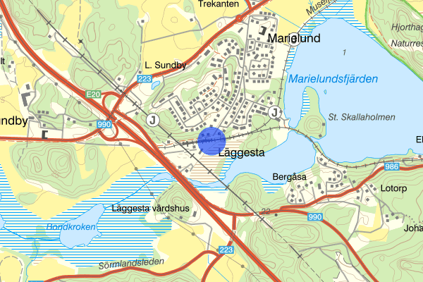 Östra Södermanlands Järnväg 21 mars 08.00, Sammanfattning natt, Södermanlands län