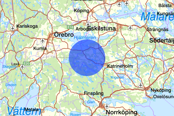 18 april 21.25, Brand, Vingåker