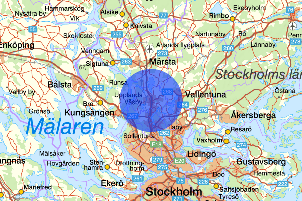 02 maj 03.50, Skadegörelse, Upplands väsby