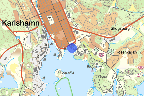 Lärkgatan 19 maj 00.49, Misshandel, Karlshamn