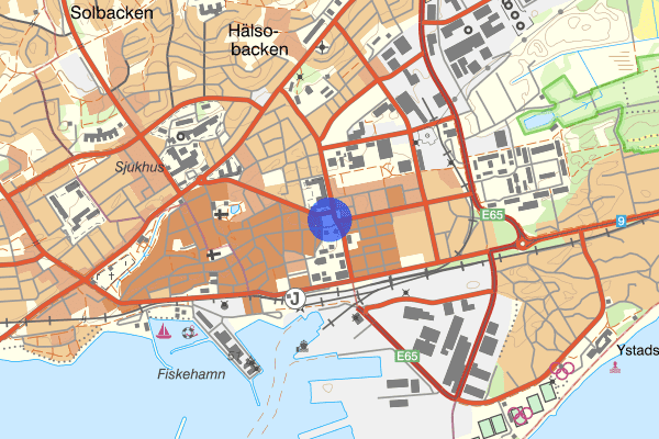 Österportstorg 19 maj 03.50, Misshandel, Ystad