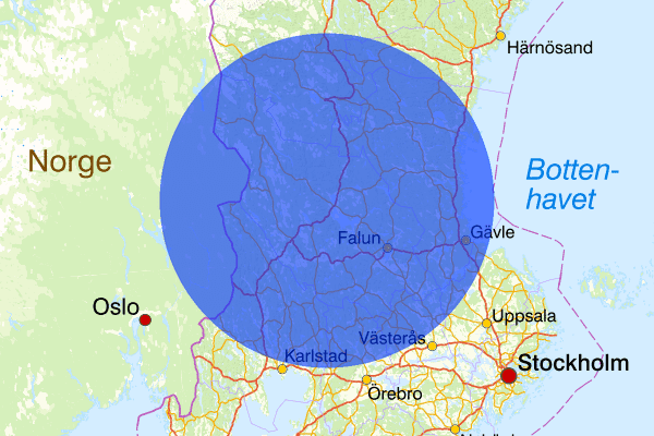 Dalarnas län 19 maj 07.25, Sammanfattning natt, Dalarnas län