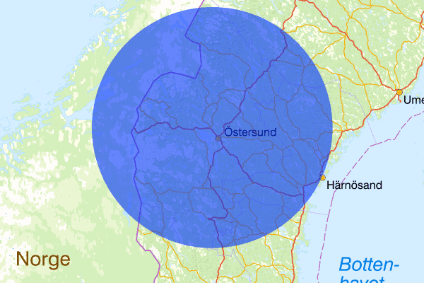 Jämtlands län 19 maj 08.07, Sammanfattning natt, Jämtlands län