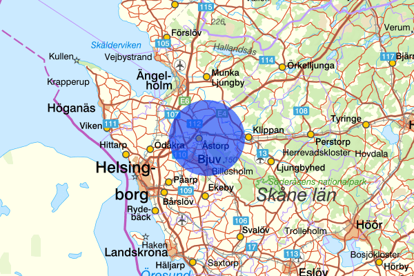 27 juni 08.30, Brand, Åstorp