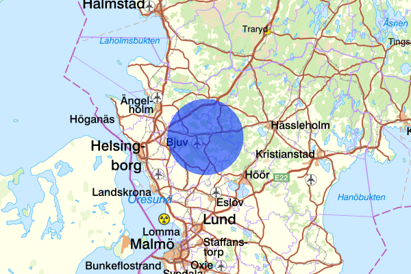 27 juni 11.55, Trafikolycka, Klippan