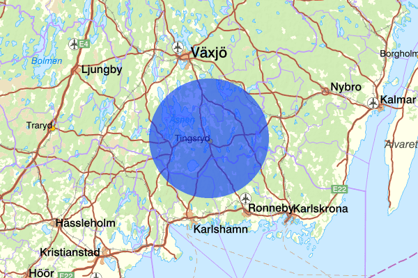 10 augusti 02.04, Trafikbrott, Tingsryd