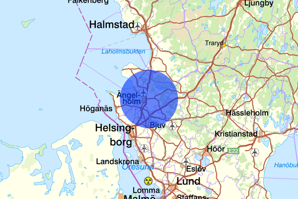 12 augusti 22.32, Rån, Ängelholm