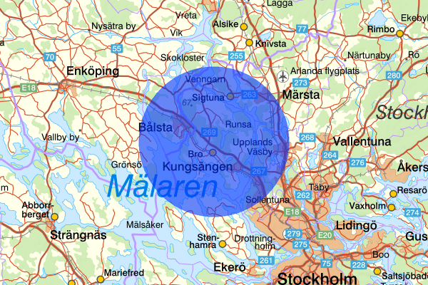 26 augusti 22.13, Olaga hot, Upplands-bro