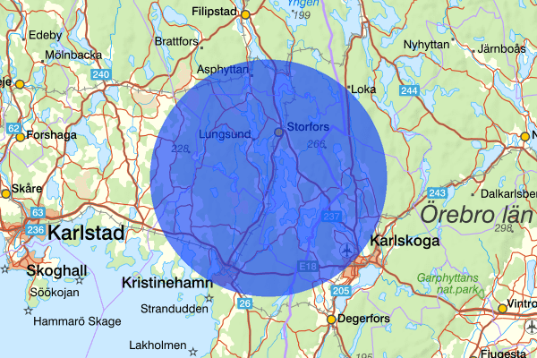 06 september 19.49, Trafikbrott, Storfors