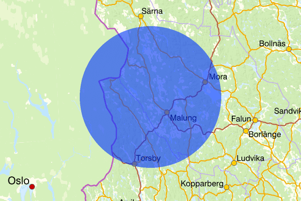 30 september 14.05, Arbetsplatsolycka, Malung-Sälen