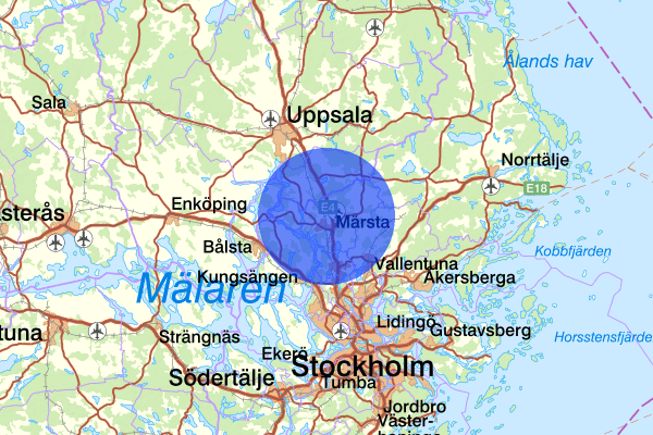 08 oktober 00.19, Farligt föremål, misstänkt, Sigtuna