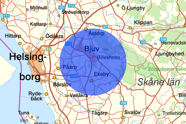 16 november 01.56, Rattfylleri, Bjuv