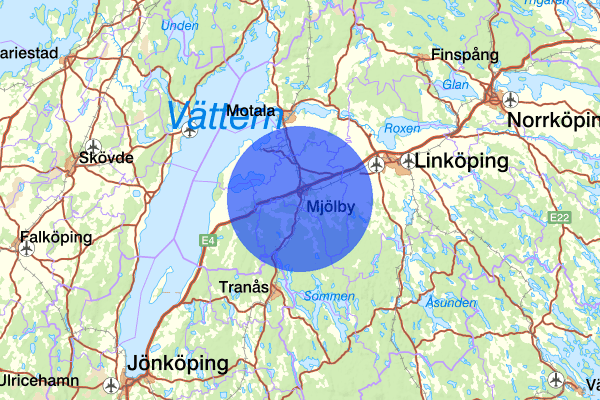 25 november 16.24, Trafikolycka, Mjölby