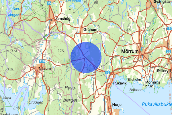 Kylinge 27 november 14.34, Brand, Sölvesborg
