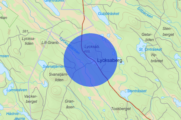 Lycksaberg 27 november 16.48, Trafikolycka, vilt, Lycksele