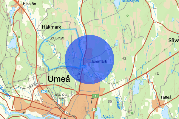 Ersmark 28 november 08.39, Olovlig körning, Umeå
