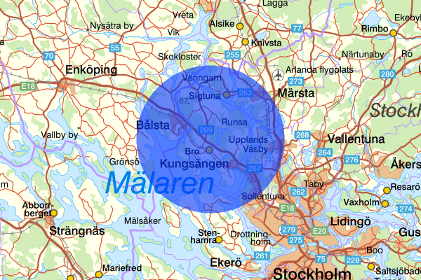  28 november 15.43, Trafikolycka, personskada, Upplands-bro