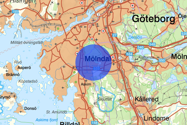 Eklanda 29 november 16.23, Rån, Mölndal