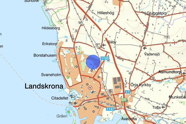 Kopparhögsvägen 03 december 20.47, Brand, Landskrona