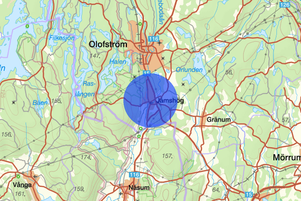 Jämshög 05 december 09.00, Trafikolycka, Olofström