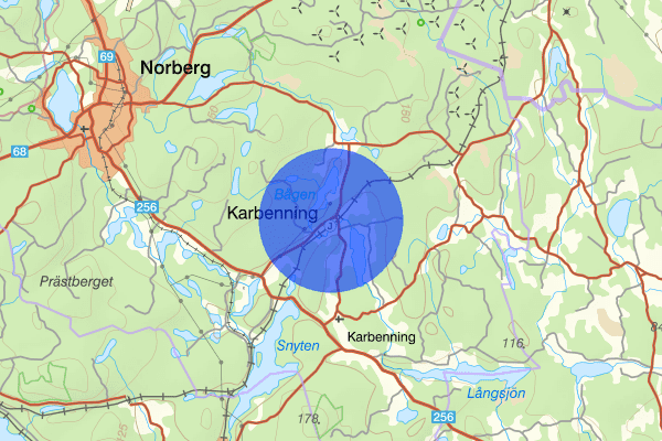 Karbenning 05 december 11.26, Arbetsplatsolycka, Norberg