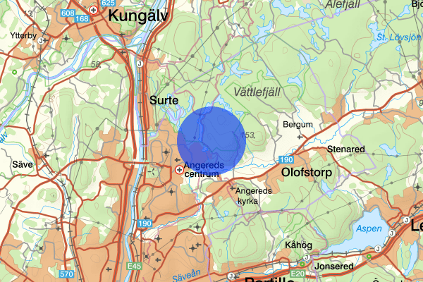 Rannebergen 05 december 19.30, Rån, försök, Göteborg