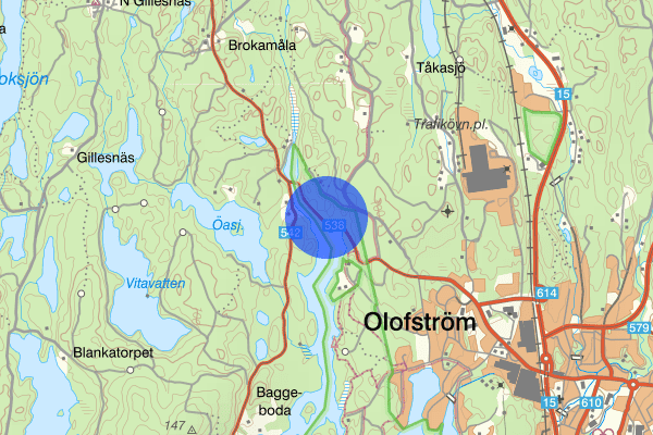Nytebodavägen 06 december 02.12, Rattfylleri, Olofström