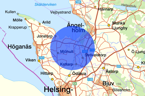 Kattarp 06 december 09.47, Brand, Helsingborg