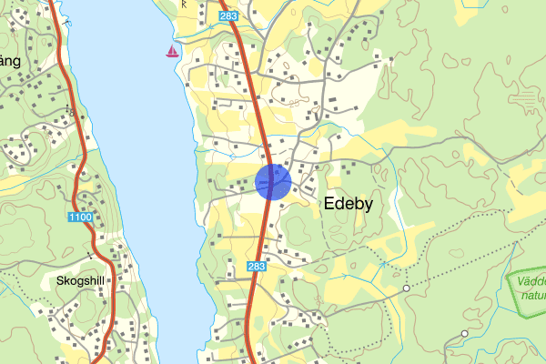 Edeby torg 06 december 18.48, Trafikolycka, singel, Norrtälje